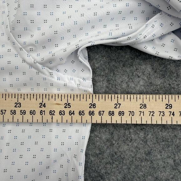 Nautica Men's Performance Dress Shirt, Slim Fit, White, 18-18.5 36/37, XXL NEW - Picture 8 of 12